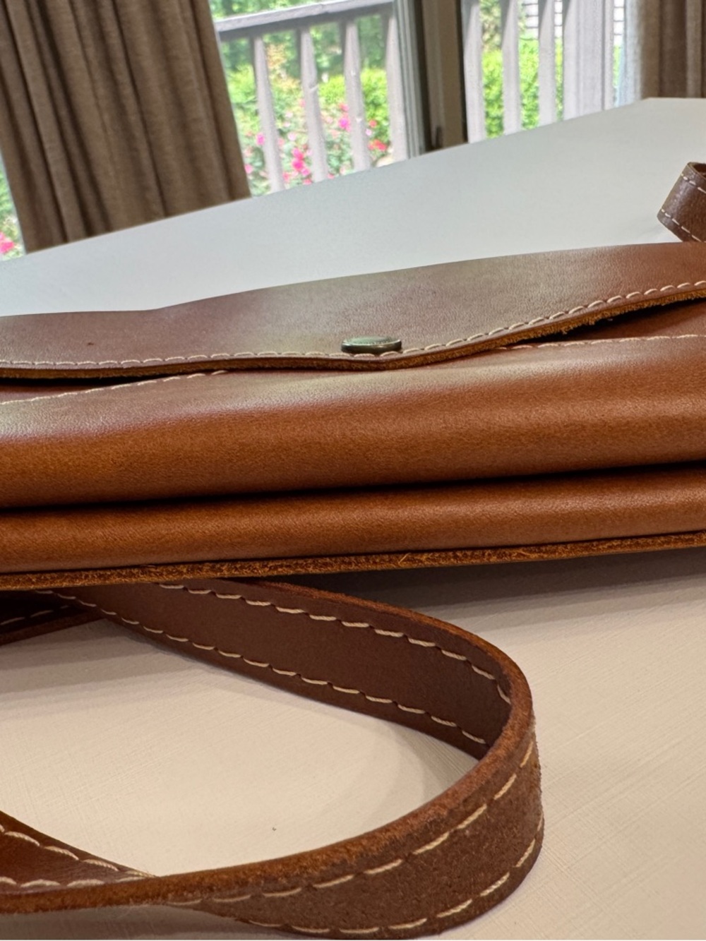 Portland Leather Envelope Convertible Crossbody - Picture 6 of 8
